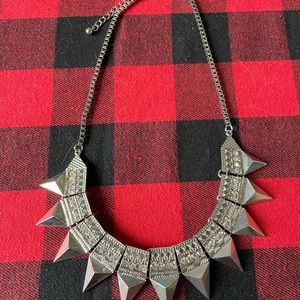 Silver fashion necklace